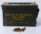 Large Metal Ammo Can Loaded With Brass & Ammo