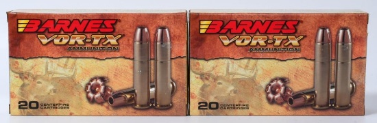 40 Rds of Barnes VOR-TX 45-70 Government Ammo