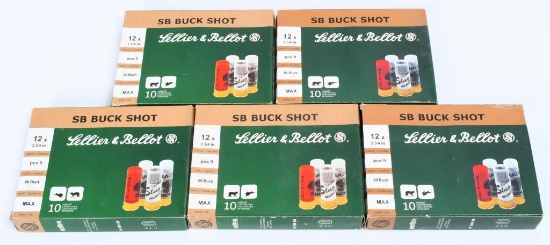 50 Rounds of Sellier & Bellot 12 Ga Buckshots