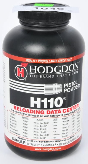 1 LB Of Hodgdon H110 Spherical Shotshell & Handgun