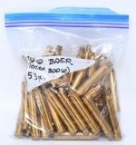 53 Count Of Resized .300 WBY Empty Brass Casings