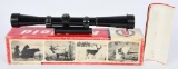 Vintage Redfield 2x Rifle Scope With Scope Base