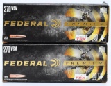 40 Rounds of Federal Premium .270 WSM Ammo