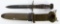 US WWII M4 Fighting Bayonet W/ Scabbard