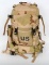 U.S. Military DCU Desert Camo Molle II Pack