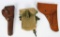 Two Holsters and Military Pouch