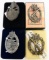 Lot of 4 German WWII Flak Badges