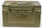 WWII .50 Cal Ammo Box CAL. 50 M2 Metal side open