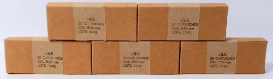 150 Rounds of IMG 5.56 NATO Ammunition
