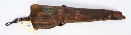 U.S. WWII Leather M1 Carbine Scabbard, JQMD 1944