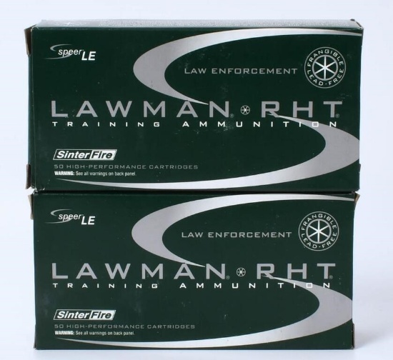100 Rounds of Speer Lawman .45 Gap Ammunition