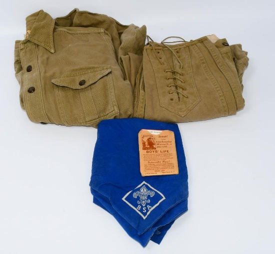 Vtg Boy Scouts of America Official Uniform 1937