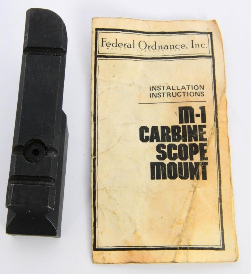 Federal Ordnance M1 Carbine Scope Mount