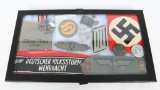 German WWII Authentic Memorbilia -Pins arm bands b