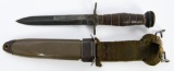 US WWII M4 Fighting Bayonet W/ Scabbard