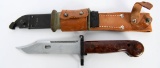 AKM Type 1 Bayonet W/ Scabbard & Frog