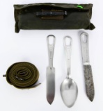 Vintage Field Cleaning Kit , Rifle Strap, &