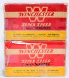 2 Boxes of Winchester Super Speed 7MM Mauser Ammo
