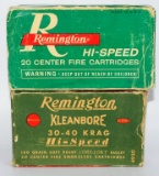30 Rounds of Remington .30-40 Krag Ammunition