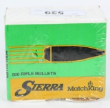 500 Count of Sierra Matchking 6mm Bullet Tips