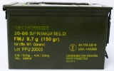 500 Rds Of .30-06 SPRG Ammunition W/ Ammo Can