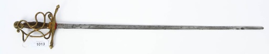 Swept Hilt Rapier Sword by Coulaux & Cie Klingenth