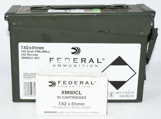 200 Rounds of Federal .308 Win Ammunition