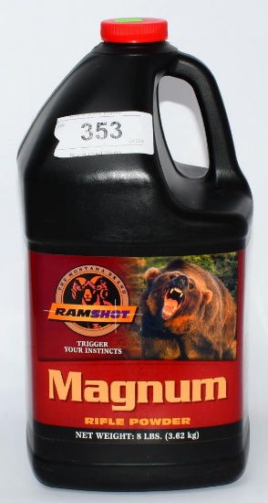 8 LB Container Ramshot Magnum Rifle Gun Powder
