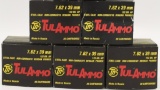100 Rounds Of TulAmmo 7.62x39mm Ammunition