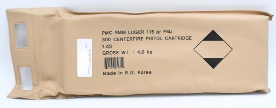 300 Round Battle Pack Of PMC 9mm Luger Ammo