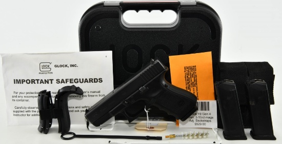 Glock 19 Gen 4 Semi Auto Pistol 9MM