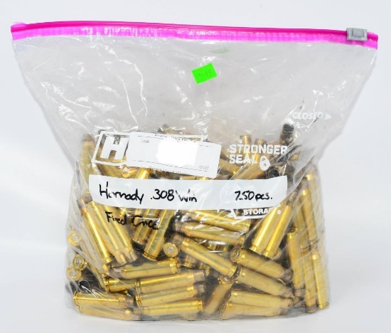 Approx 250 Count Of Empty .308 Win Brass Casings
