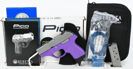 NEW Beretta Pico .380 ACP Semi Auto Pistol Purple