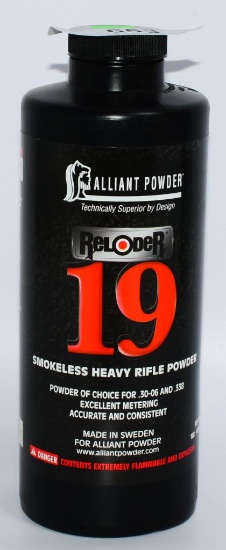 1 Lb Alliant Reloder 19 Smokeless Heavy Rifle