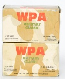 40 Rounds WPA Military Classic .308 Win Ammo