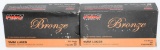 100 Rounds Of PMC Bronze 9mm Luger Ammo