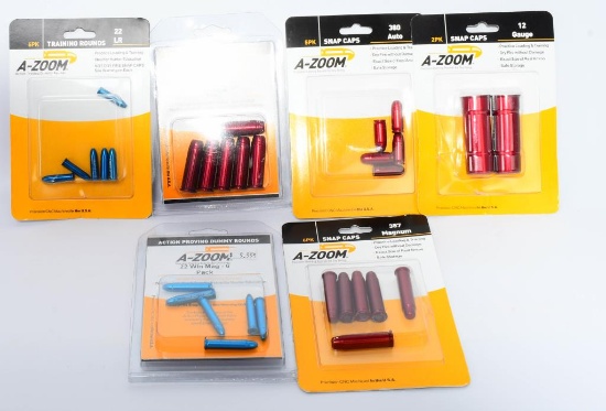 6 New Packs Of Various Caliber A-Zoom Snap Caps