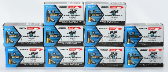 500 Rounds Of Aguila .22 LR Subsonic Ammunition