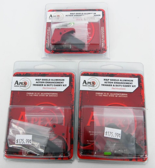 3 New Apex M&P Shield Enhancement Triggers Kits