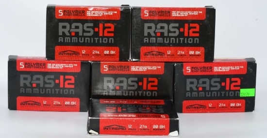 25 Rounds Of Intrepid 12 Ga RAS-12 Buckshots