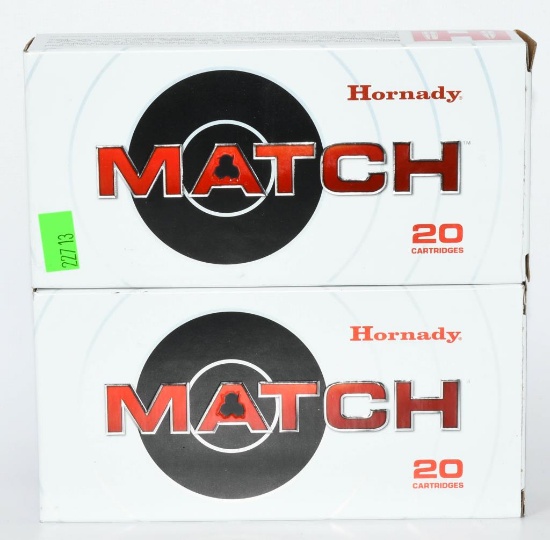 40 Rounds of Hornady Match 6.5 PRC Ammunition