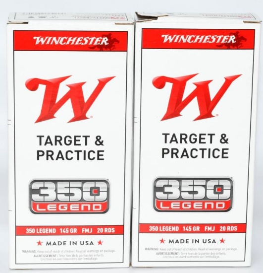 40 Rounds Winchester USA .350 Legend Ammunition