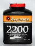 1 LB Container Of Accurate 2200 Rifle Gun Powder