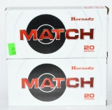 40 Rounds of Hornady Match 6.5 PRC Ammunition