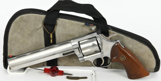 Stainless Dan Wesson Revolver .41 Magnum 8" BBL