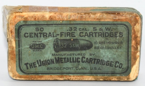 50 Rd Collector Box Of UMC .32 S&W Ammunition