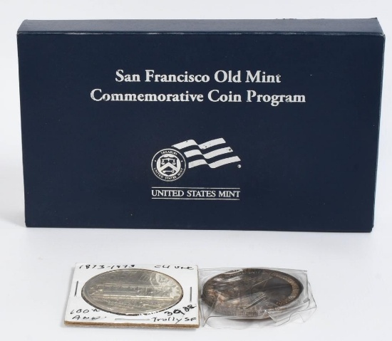 3 San Francisco Silver Collector Coins