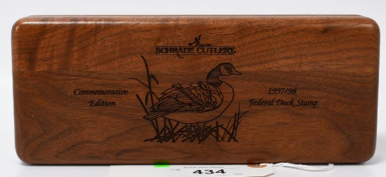 Schrade Ducks Unlimited Commemorative Knife / stam