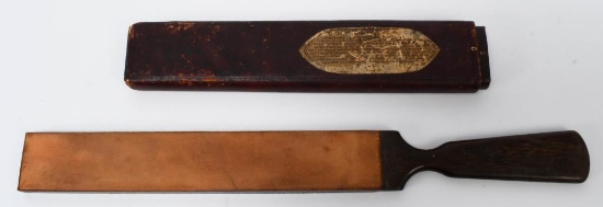 19th Century "The President" Leather Strop RARE