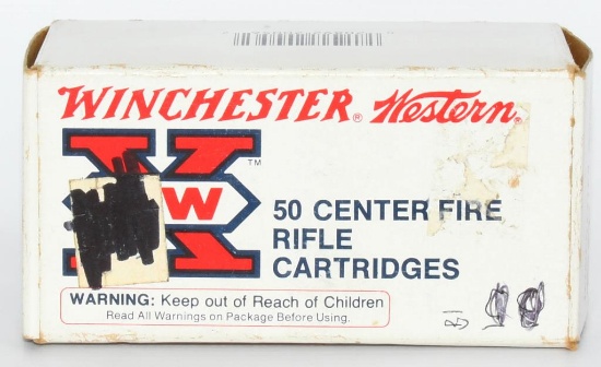 Collector Box of Winchester .25-20 Win Ammunition
